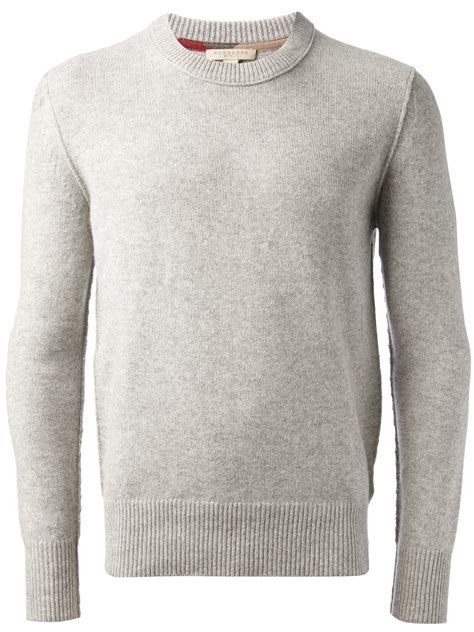 burberry men's sweater with elbow patches|Men’s Luxury Knitwear .